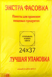 Полиэтиленовый пакет ПНД фасовочный 24х37х8 экстра 450/20 в Москве - купить оптом от производителя ПК Котово Полимер